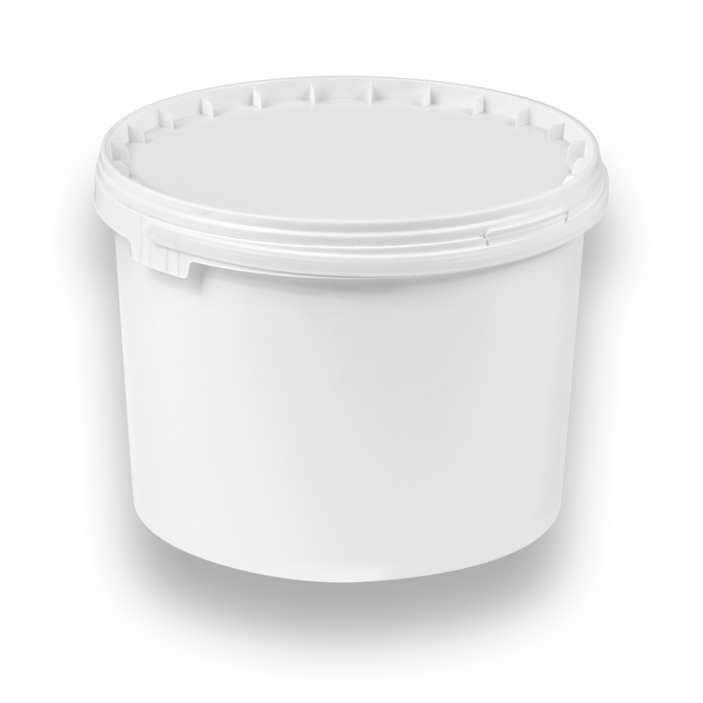 Round bucket with single rim 11-1000 BIS3 