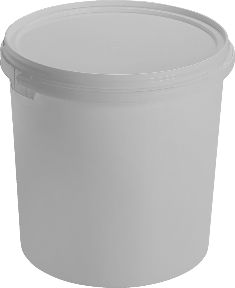 Round bucket with single rim 11-1000 BH 