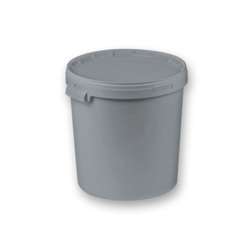 Round bucket with single rim 11-3300 BIS 33 l