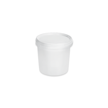 Round bucket with single rim 11-0160 BIS2 1.55 l