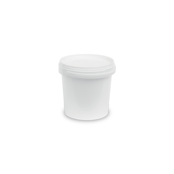 Round bucket with single rim 11-0100 BIS6 1.2 l