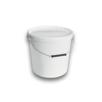 Round bucket with single rim 11-1200 CS2 13 l