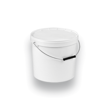 Round bucket with single rim 11-1200 BIS 13.2 l